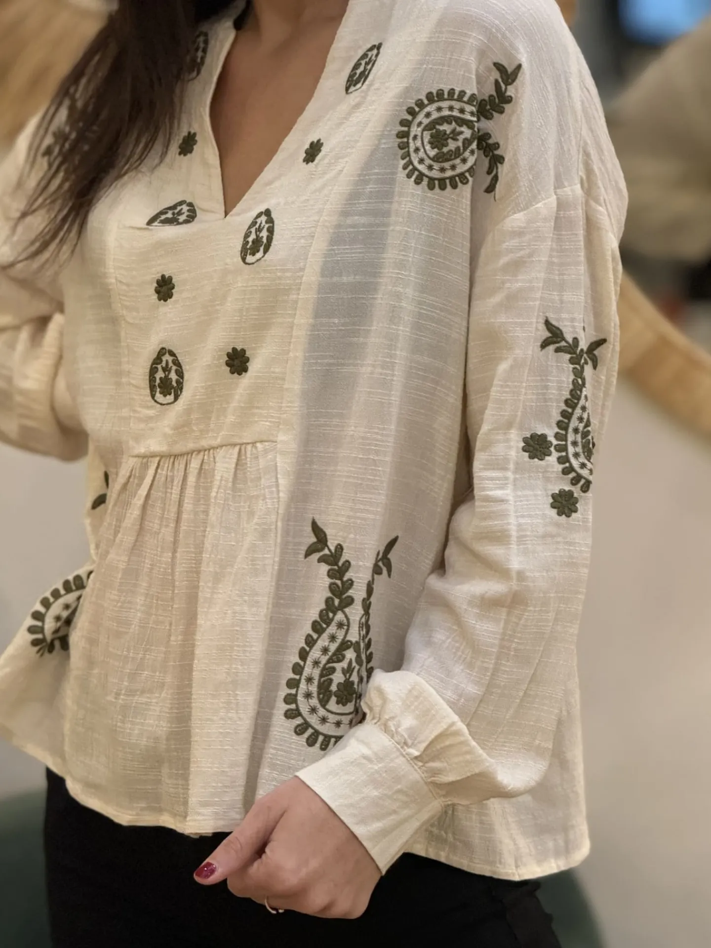 Blouse Cyrielle*Mademoiselle Marcelle Outlet