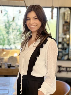 Blouse Jade*Mademoiselle Marcelle Flash Sale