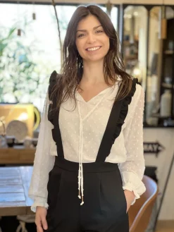 Blouse Jade*Mademoiselle Marcelle Flash Sale