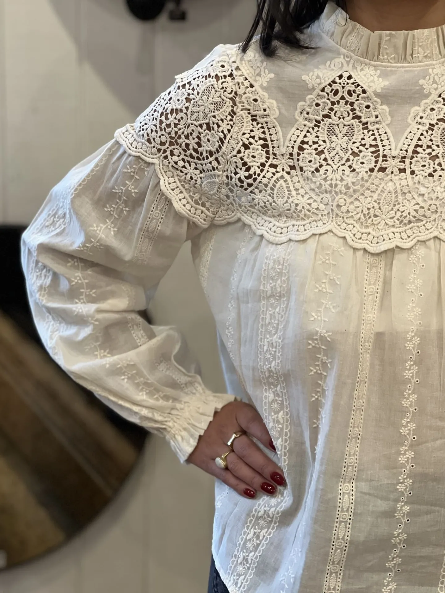 Blouse Pauline*Mademoiselle Marcelle Cheap