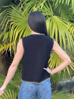 Gilet Céleste*Mademoiselle Marcelle Clearance