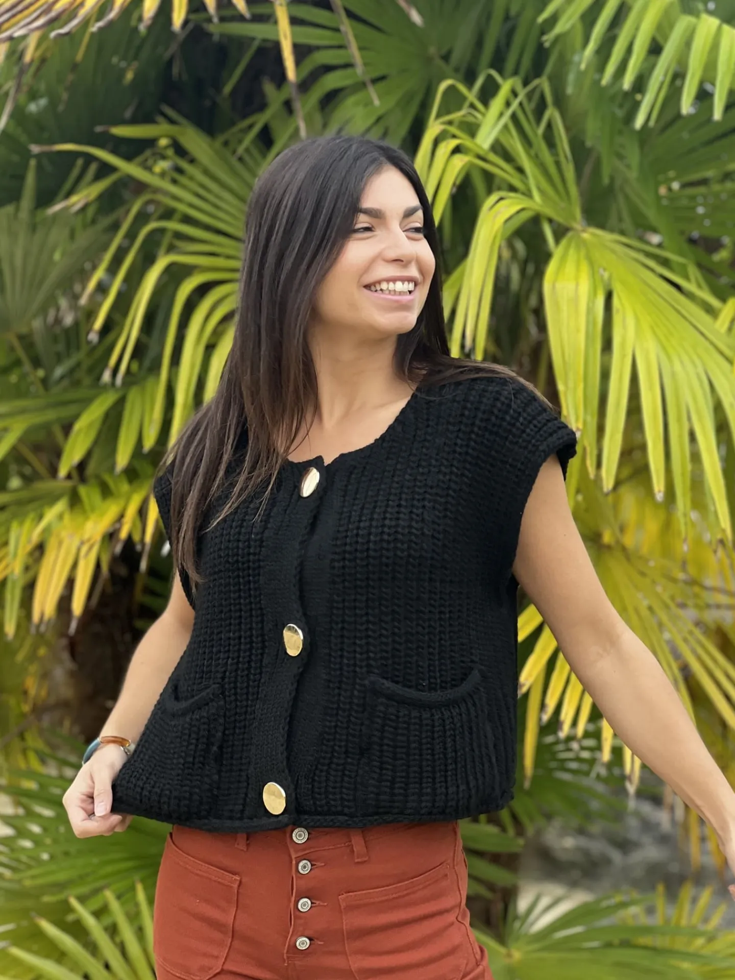 Gilet Coraline*Mademoiselle Marcelle Outlet