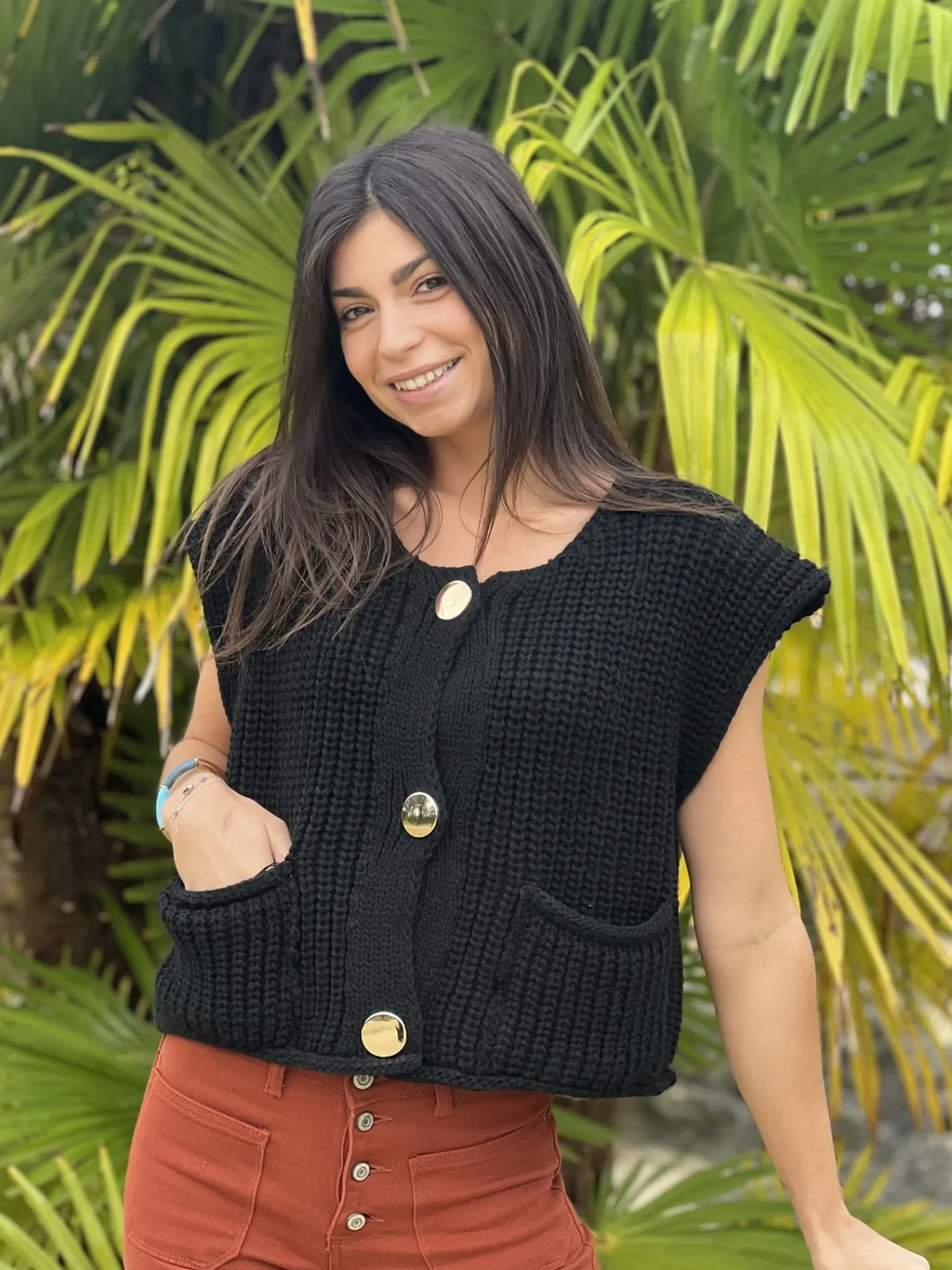 Gilet Coraline*Mademoiselle Marcelle Outlet