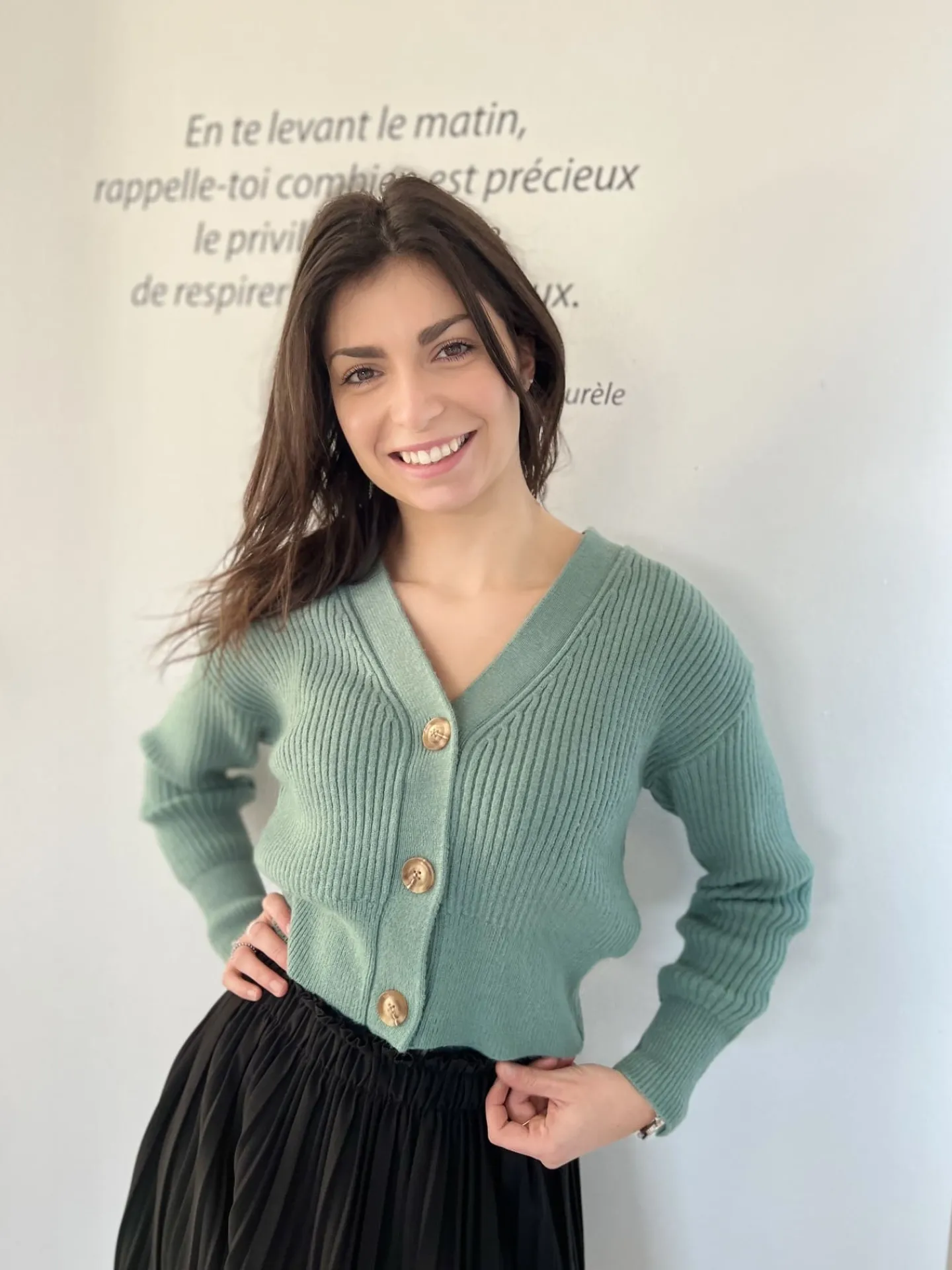 Gilet Jade*Mademoiselle Marcelle Store