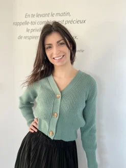 Gilet Jade*Mademoiselle Marcelle Store