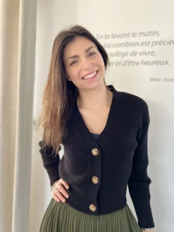 Gilet Jade*Mademoiselle Marcelle Store