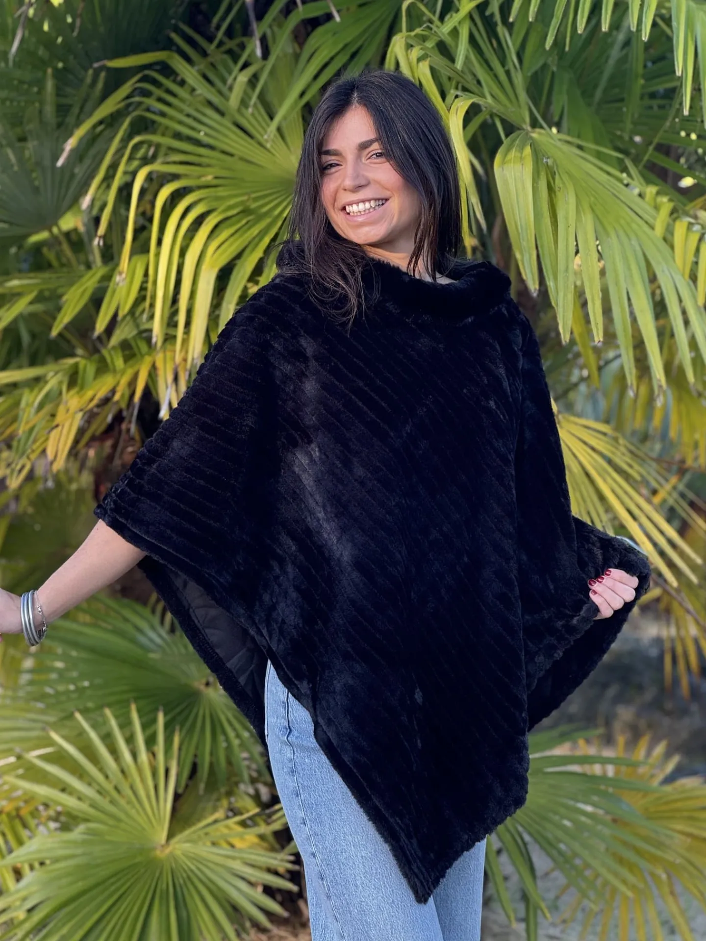 Poncho Cléane*Mademoiselle Marcelle Cheap