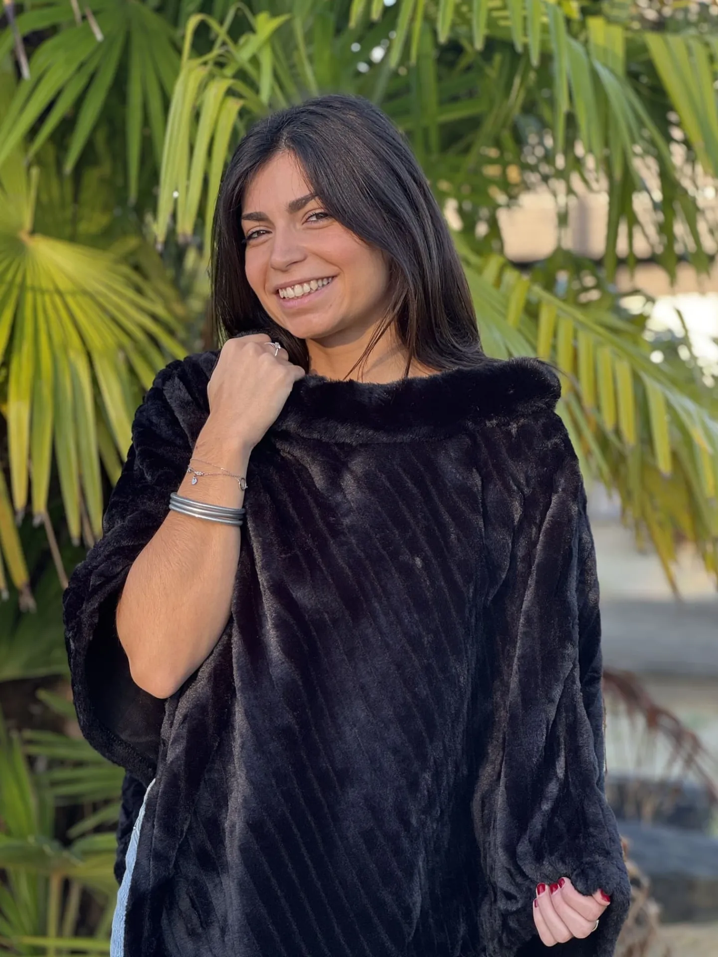 Poncho Cléane*Mademoiselle Marcelle Cheap