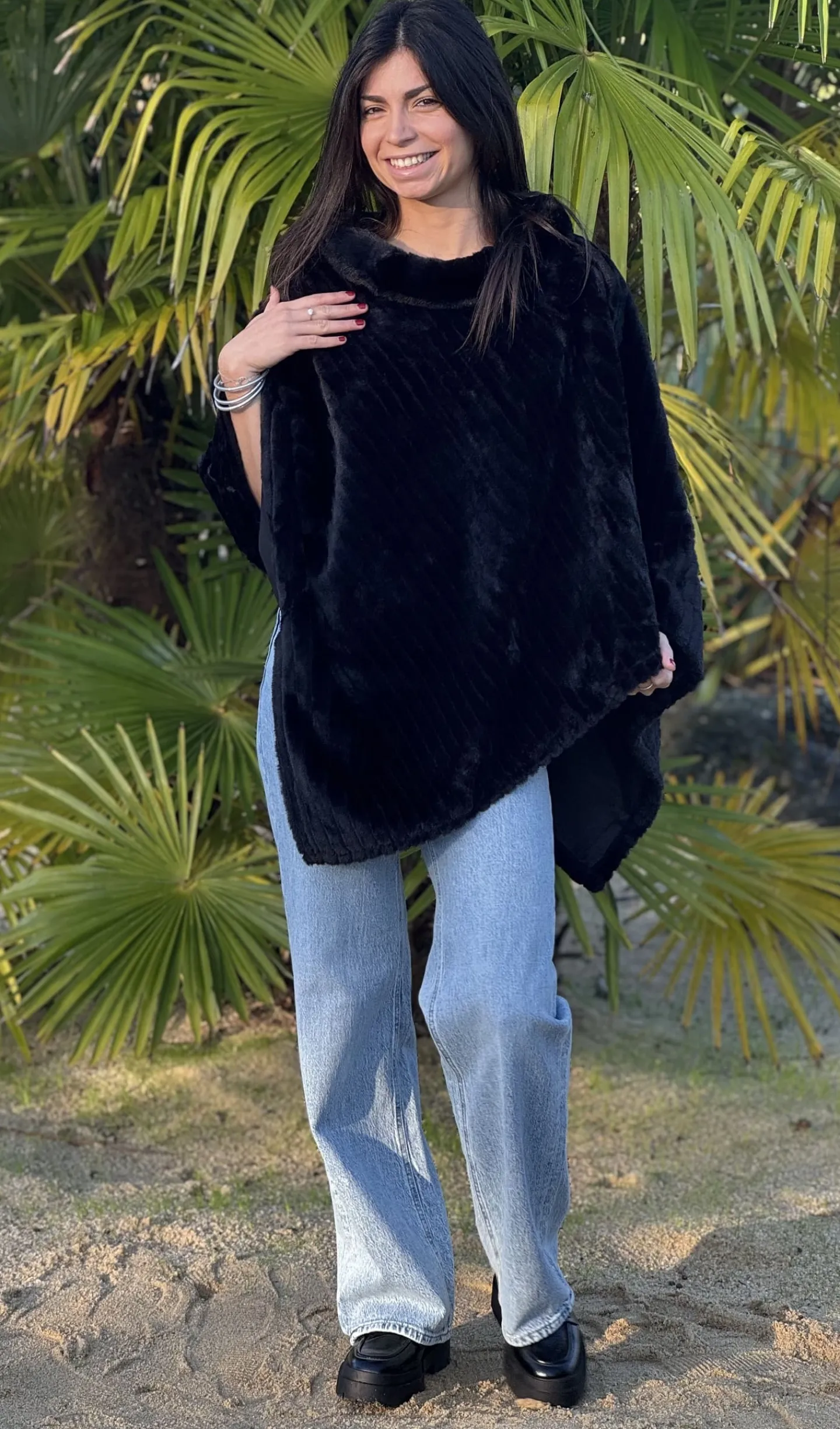 Poncho Cléane*Mademoiselle Marcelle Cheap