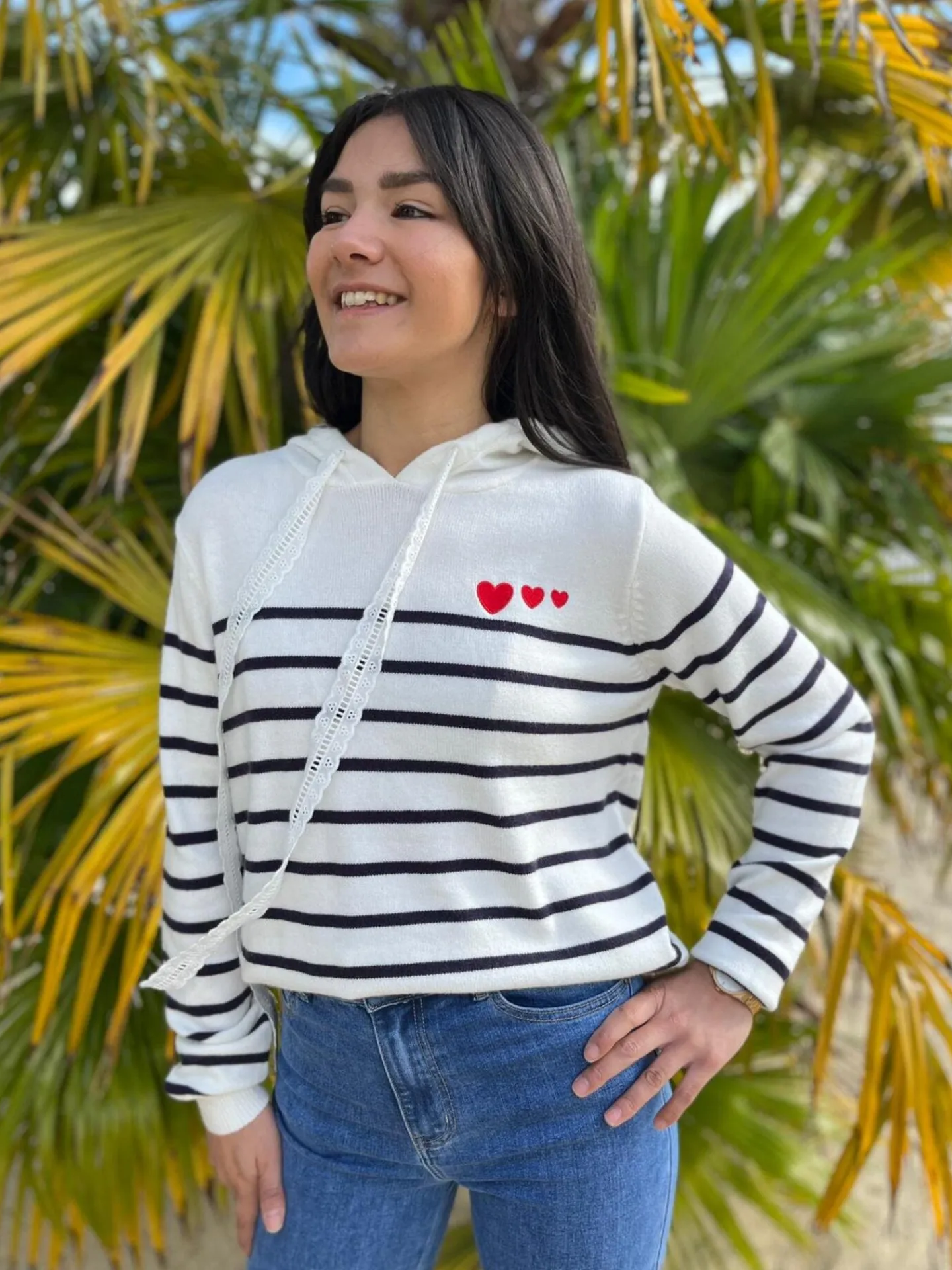 Pull marinière Célicia*Mademoiselle Marcelle Fashion