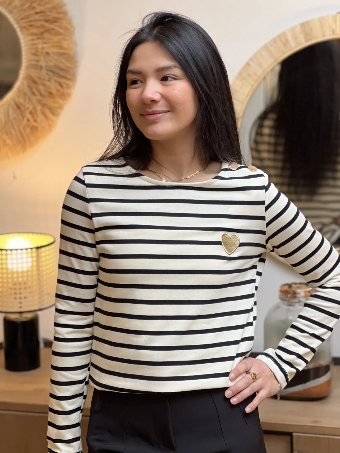 Pull Marinière Coraline*Mademoiselle Marcelle Clearance