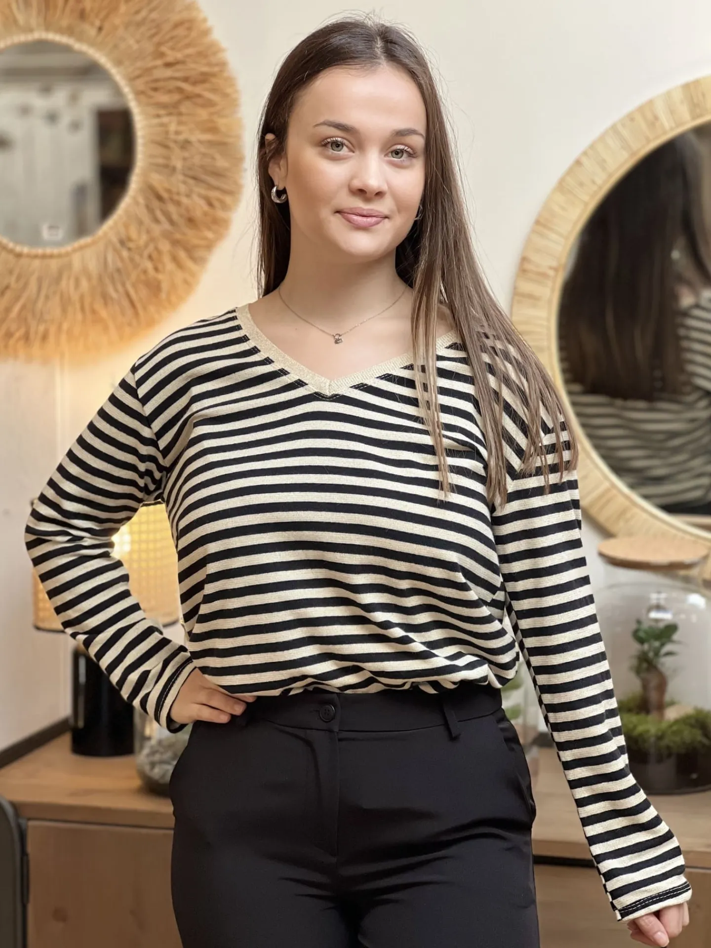Pull marinière Éline*Mademoiselle Marcelle Store