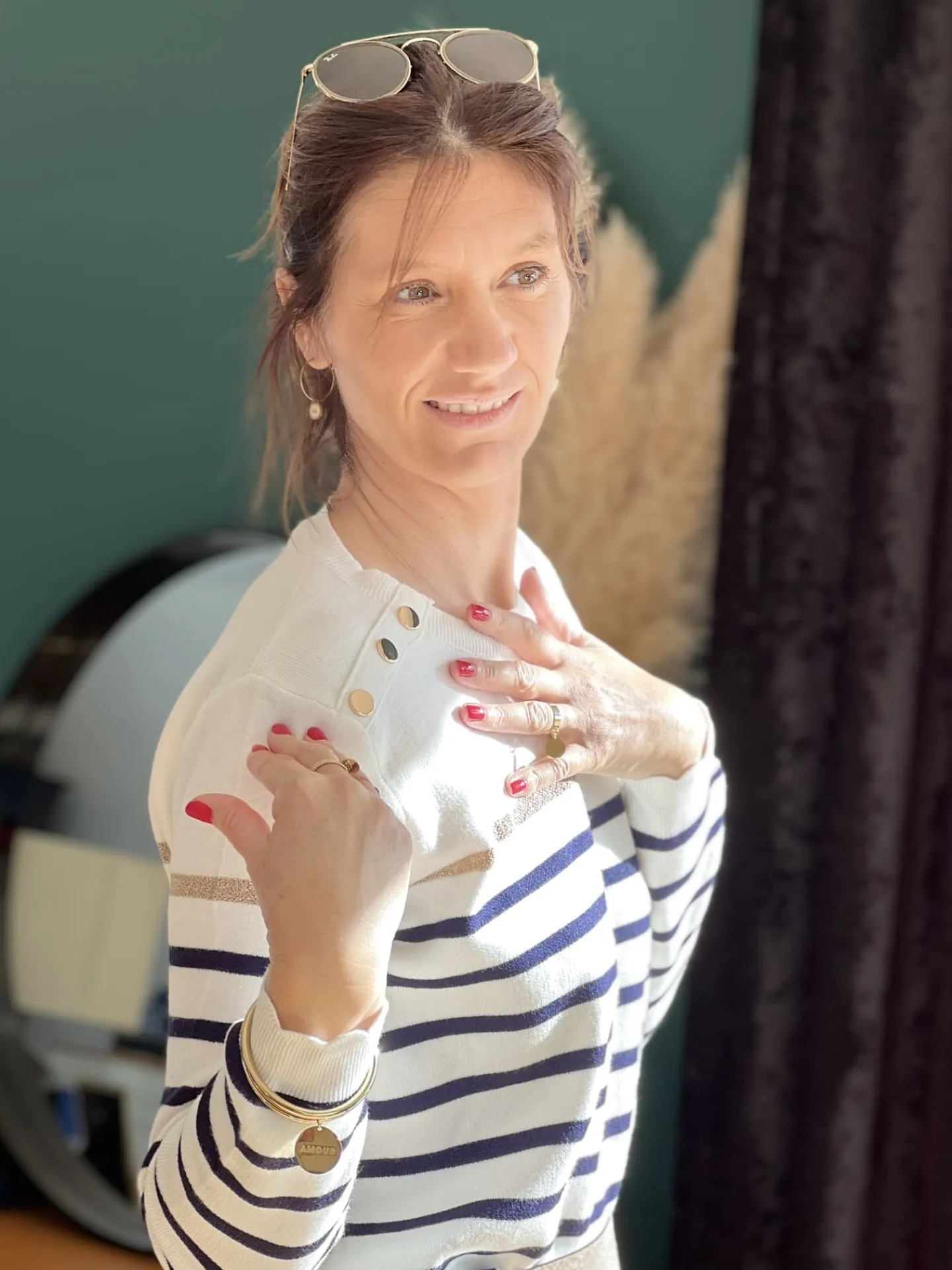 Pull marinière Linette*Mademoiselle Marcelle Fashion