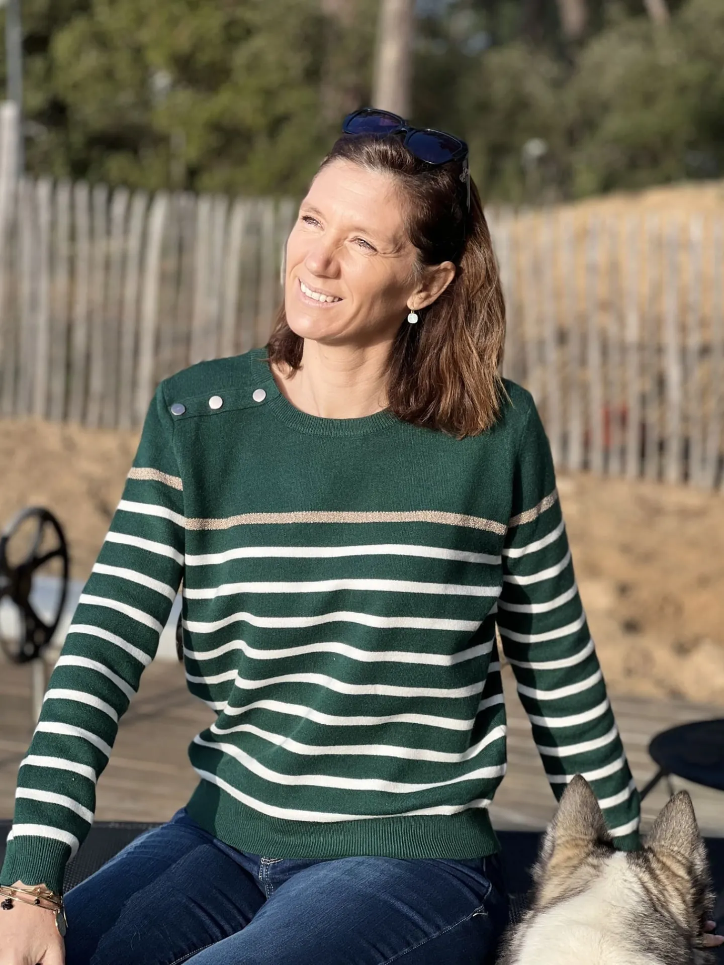 Pull marinière Linette*Mademoiselle Marcelle Fashion