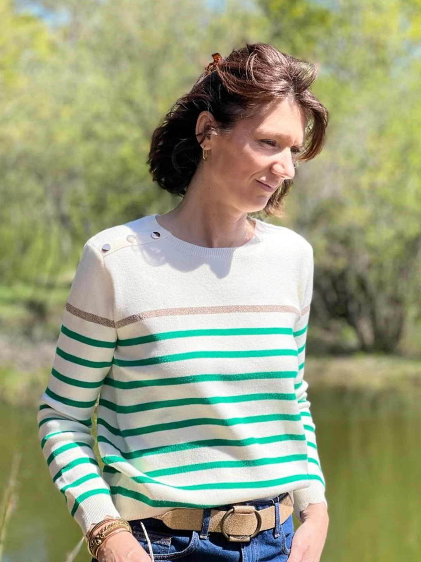 Pull marinière Linette*Mademoiselle Marcelle Fashion