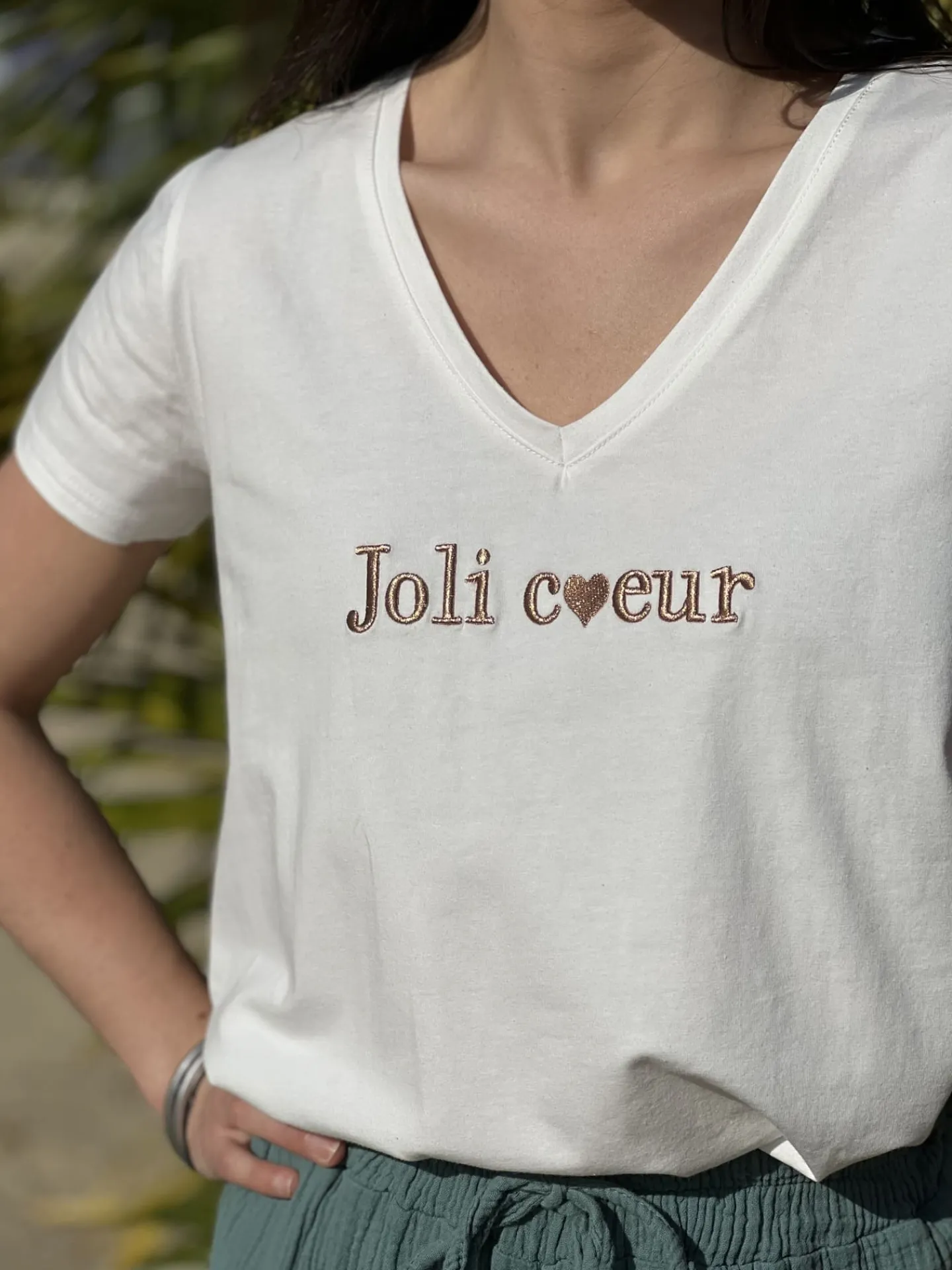 Tee shirt Joli Coeur*Mademoiselle Marcelle Fashion