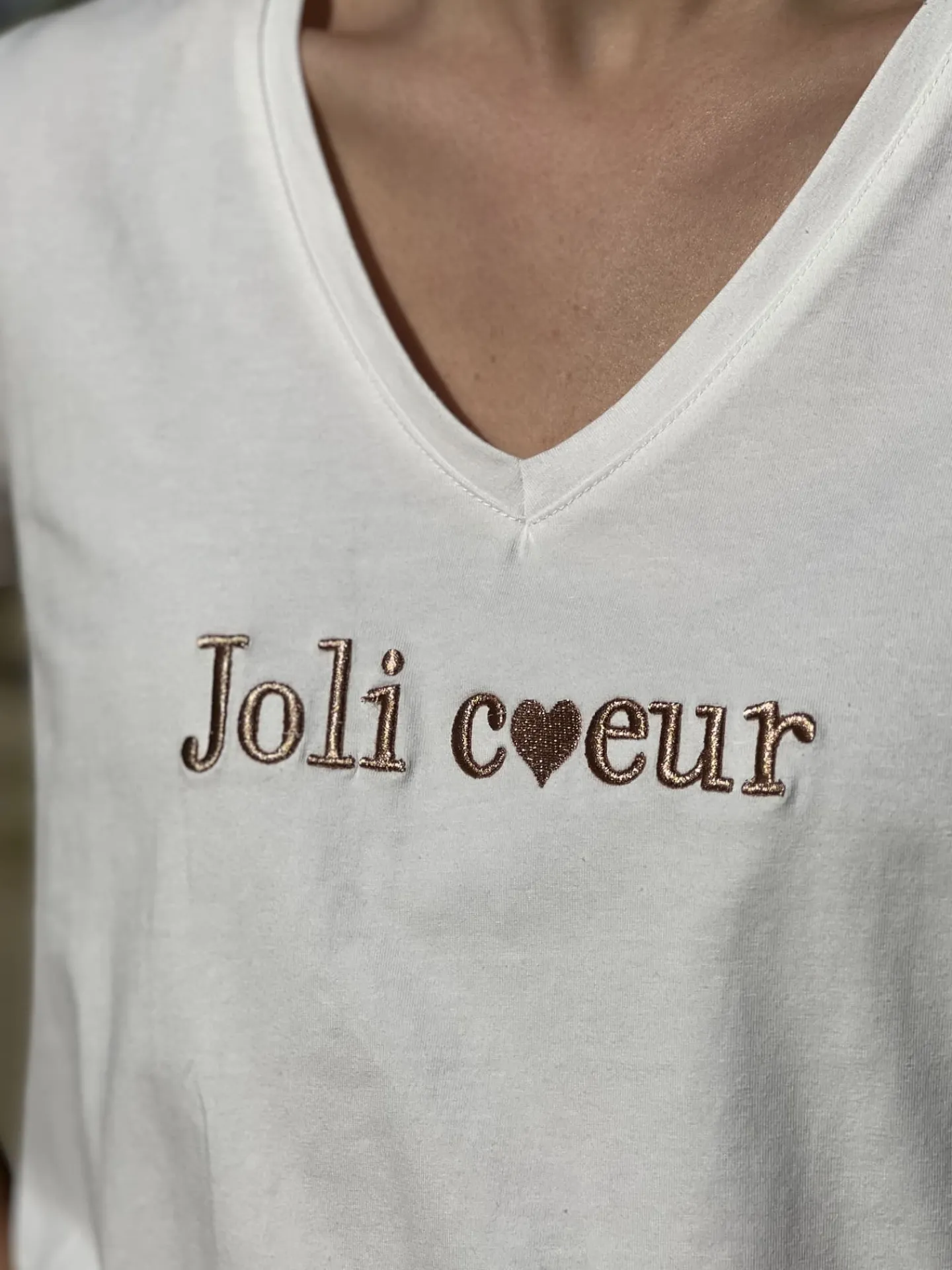 Tee shirt Joli Coeur*Mademoiselle Marcelle Fashion