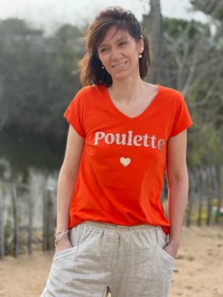 Tee-shirt Poulette*Mademoiselle Marcelle Discount