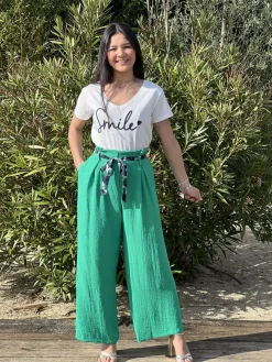 Tee-shirt Smile*Mademoiselle Marcelle Clearance